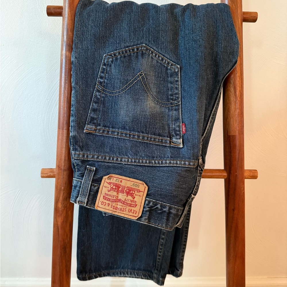 💥2/$35 Levi's Men's Dark Blue Straight-Leg Jeans 32x30